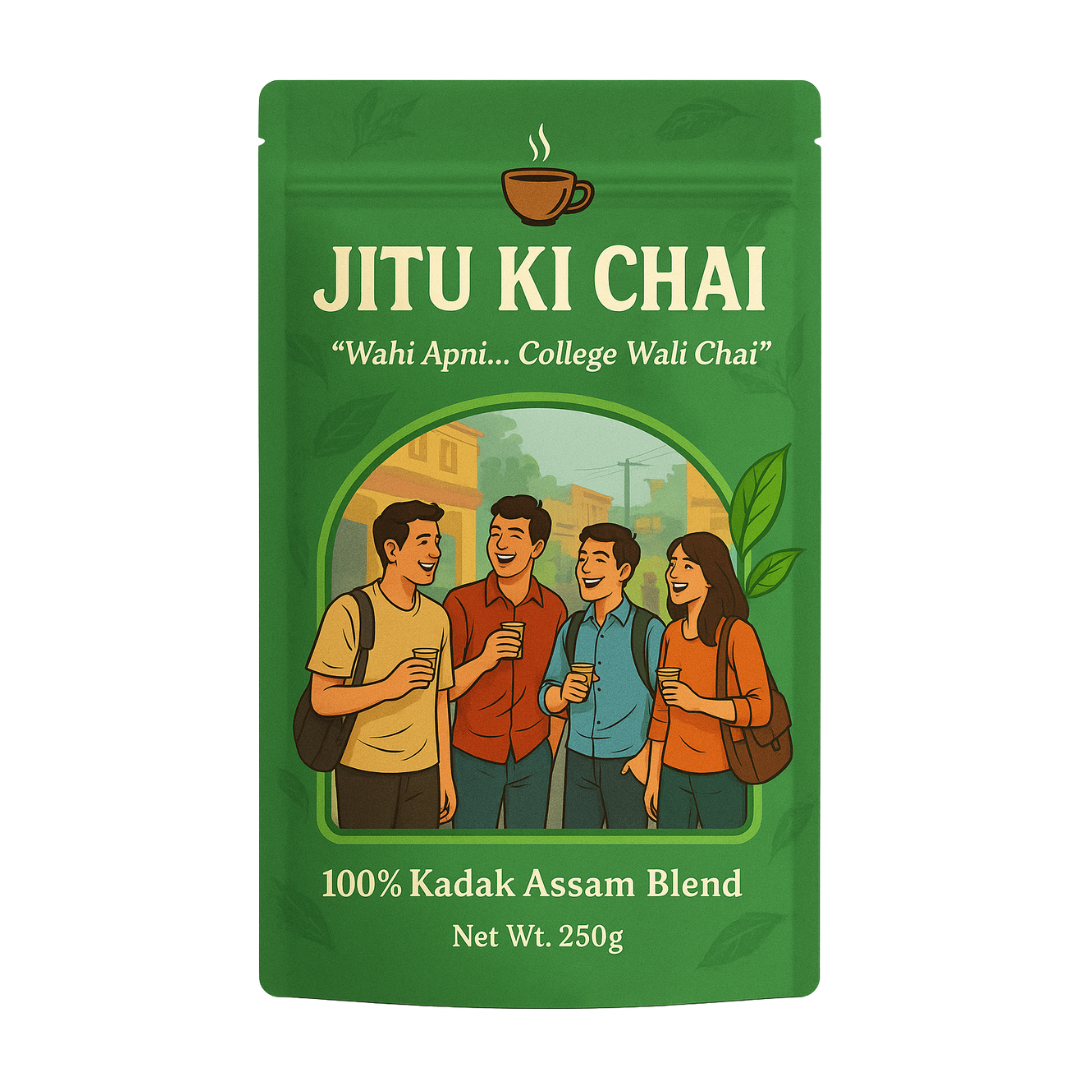 Jitu ki Chai – Kadak Ginger Masala Chai Patti (250g)
